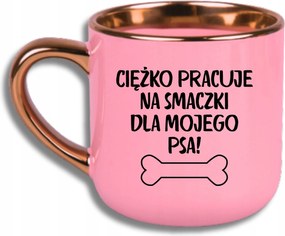 Bögre Rózsaszín Elegáns Nagy Vicces Ajándék És Ízek A Kutyámnak!