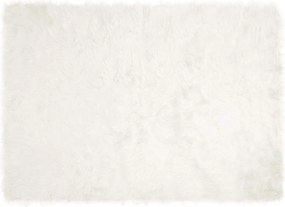 vidaXL Műgyapjú Szőnyeg Tafalla Fehér 120 x 170 cm Poliészter
