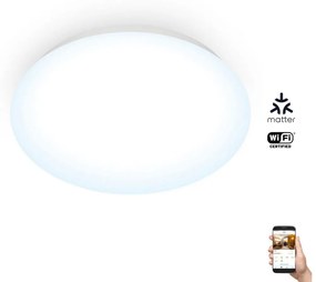 WiZ WiZ - LED Dimmelhető mennyezeti lámpa SUPERSLIM LED/17W/230V 4000K Wi-Fi WI0045