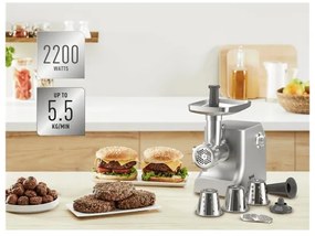 Tefal - Húsdaráló 8in1 2200W/230V ezüst