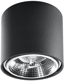 Sollux Lighting Tiube mennyezeti lámpa 1x40 W fekete SL.0697