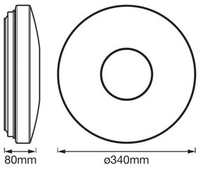 Ledvance - LED RGB Dimmelhető mennyezeti lámpa SMART + KITE LED/18W/230V Wi-Fi
