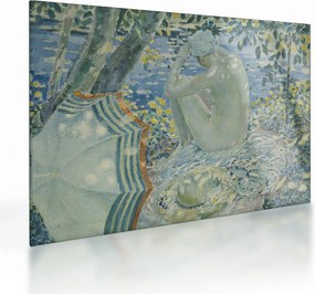 Üveg kép - Frederick Carl Frieseke, On the Bank, reprodukciók (70x50 cm)