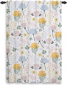 Sötétítő függöny grafikával 135x175 cm Tavaszi virágok Függöny