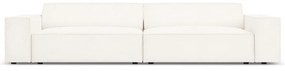 Bézs buklé szövet kanapé 244 cm Jodie – Micadoni Home