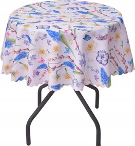 Abrosz Foltálló Kerek Tavaszi Árvácska 120 CM