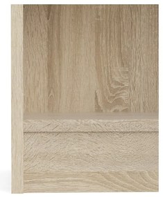 Basic könyvespolc tölgyfa dekorral 79 x 107 cm - Tvilum