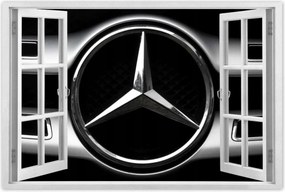 Poszterek 120x80 Mercedes Fekete-fehér Bw