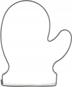 Mézeskalács Lyukasztó Forma Acél Karácsonyi Kesztyű 5,5