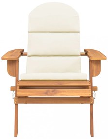 tömör akácfa Adirondack kerti szék párnával