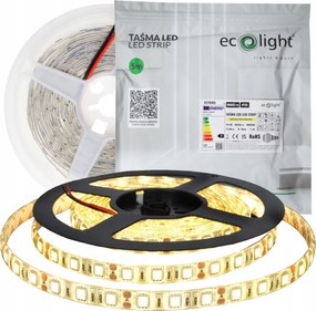 Led szalag 300 14,4W/m 72W 12V IP20 Szín Meleg tekercs 5m 3000K