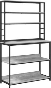 vidaXL Konyhai polc Szürke Sonoma 100 x 40 x 168 cm Faanyag