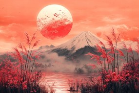 Vászonkép Canvas Tájkép Japán Hegy Fuji Fudzsi 60x40