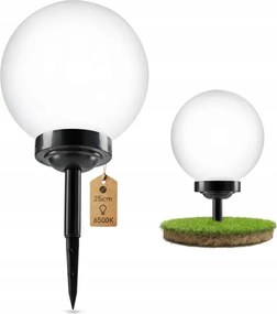 LED napelemes lámpa LED/1,2 V 6500 K 200 mAh Ø 25 cm IP44 fehér/fekete