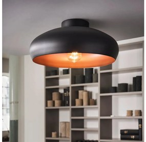 Eglo 55248 - Mennyezeti lámpa MOGANO 1xE27/60W/230V fekete