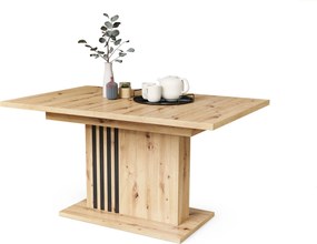 Mazzoni LEONEL Artisan Tölgy - MODERN 180 cm-re BŐVÍTHETŐ ASZTAL!