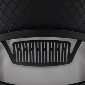 Tárgyalószék, szürke/fekete, KABIR