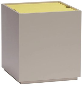 Sárga-szürke kőrisfa tárolóláda 40x45 cm Vault – Hübsch