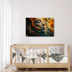 Kép - Arc az űrben (90x60 cm)