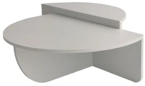 KÉSZLET 2x Kávésasztal PODIUM fehér