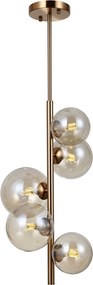 Italux modern függeszték canello borostyán mézédes sárgaréz itxpnd-406007-v5-hbr
