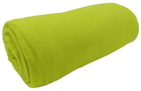 Világoszöld fleece takaró 150x200 cm Plain – JAHU collections
