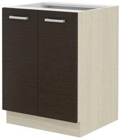 Alsó konyhaszekrény Chasma 60 D 2F BB (ferara tölgy + sötét fa). 1032893