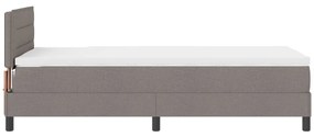 Tálca Ágy Matraccal &amp; LED Taupe 80x200 cm Szövet