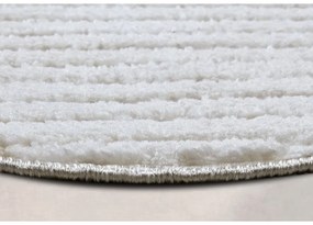 Fehér kerek szőnyeg ø 160 cm Panglao New York White – Elle Decoration