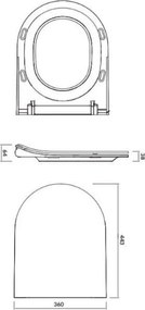 Falra szerelhető WC + CITY OVAL WC-ülőke + SIGMA nyomólap + beépíthető szerelőváz + alátét