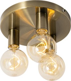 Okos mennyezeti lámpa bronz kerek 3 db Wifi G95-tel - Facil