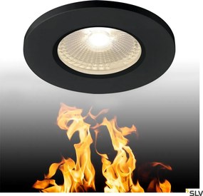 SLV 1001015 KAMUELA Kültéri Mennyezetbe Építhető Lámpa Fekete LED IP65