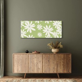 Kép - Hippik, zöld virágok N⁰1 (120x50 cm)