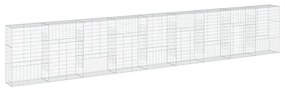 horganyzott vas gabion kosár fedéllel 900 x 50 x 150 cm
