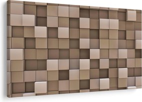 Kép - bézs kocka (90x60 cm)