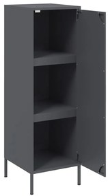 antracitszürke acél magasszekrény 36 x 39 x 113 cm