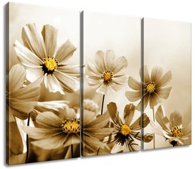 Gario Vászonkép Virágos szépség - 3 részes Méret: 90 x 60  cm