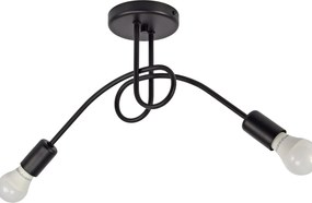 Modern Plafon Lámpa Edison Fehér Fekete 261-2