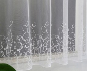 Mg Függöny jacquard 31915 Fehér 120cm 1,2m ólom kupon