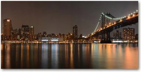 Fotó üvegkép Hidak között 140x70