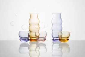 SKLENICE amberová - edice BUBBLES - Lukáš Houdek