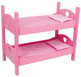 Small Foot Small Foot - Emeletes ágy babáknak rózsaszín DV0088