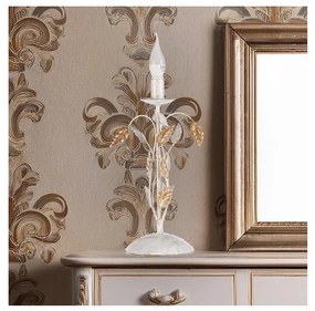 ONLI - Asztali lámpa COLLANA 1xE14/6W/230V 40 cm fehér