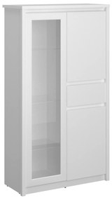 Vitrin Ethan 2D1W1S (fehér). 1052908