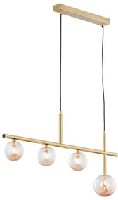 Jupiter 1899 - NEPTUN kábeles csillár 4xG9/14W/230V arany