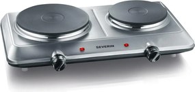 Severin DK 1014 - Kétlapos elektromos főzőlap 2500W/230V, rozsdamentes acél