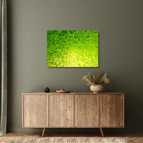 Sárgászöld kockák képe (üvegen) (70x50 cm)