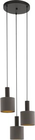 Eglo 97684 - Csillár zsinóron CONCESSA 1 3xE27/60W/230V