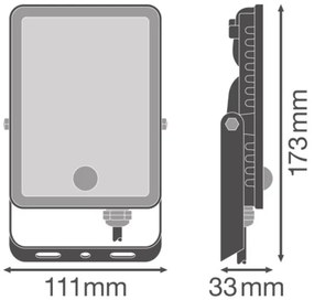 Ledvance - LED Kültéri reflektor érzékelővel FLOODLIGHT LED/20W/230V IP65