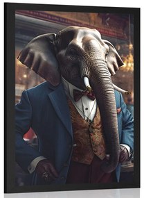 Plakát állati gengszter elefánt